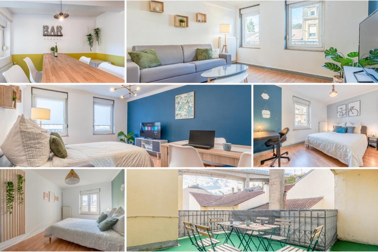 1 Studio & 4 Appts - 1 A 4 Lits - 1 A 7 Pers - 1 Immeuble - Confort, Flexibilite ------ English - 1 Studio & 4 Apts - 1 To 4 Beds - 1 To 7 Guests - Same Building - Comfort, Flexibility Hayange Luaran gambar
