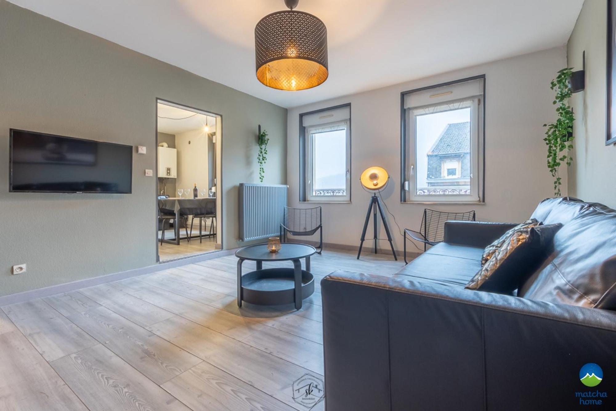 1 Studio & 4 Appts - 1 A 4 Lits - 1 A 7 Pers - 1 Immeuble - Confort, Flexibilite ------ English - 1 Studio & 4 Apts - 1 To 4 Beds - 1 To 7 Guests - Same Building - Comfort, Flexibility Hayange Luaran gambar
